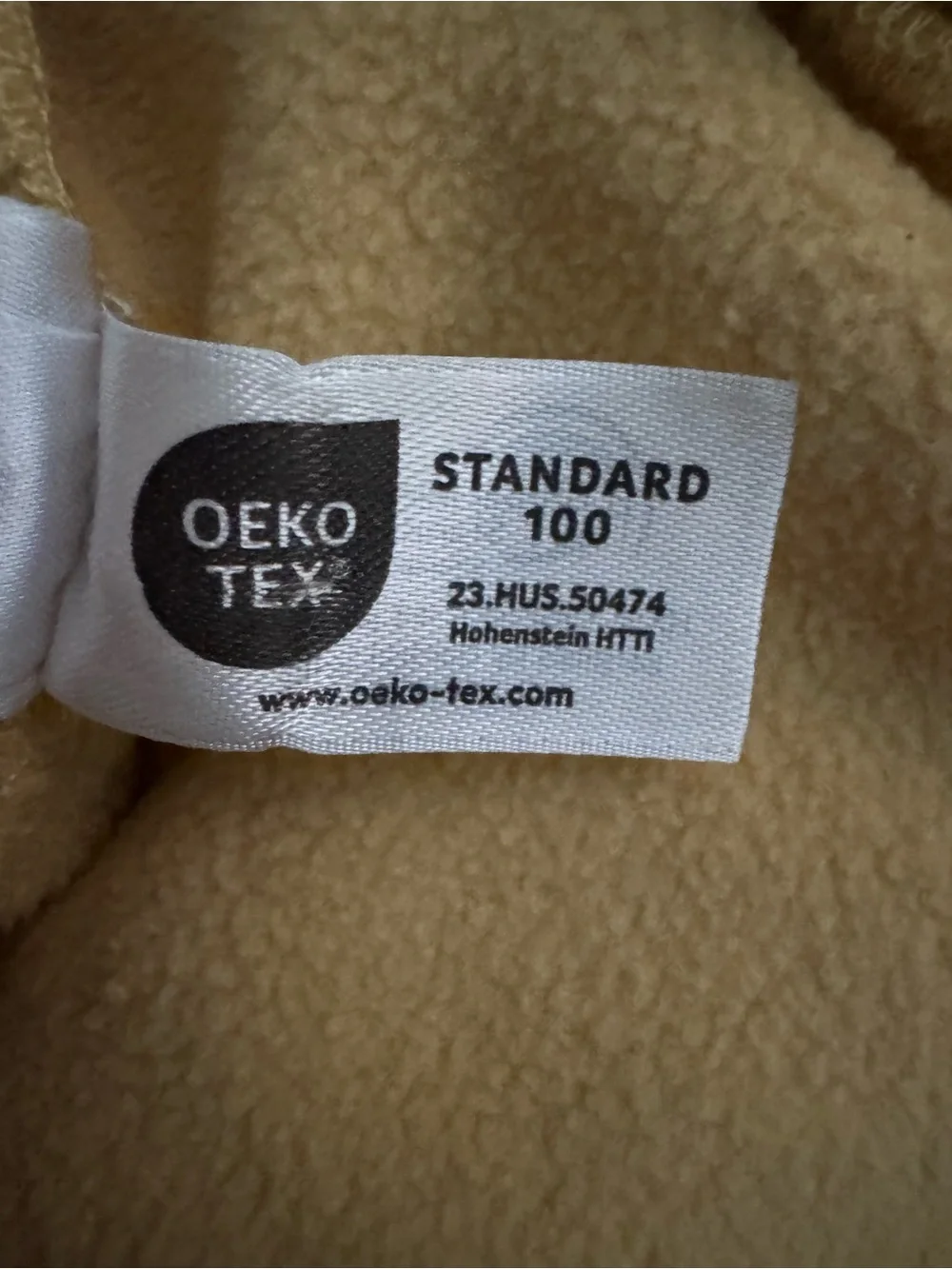 Hanna Andersson Gold Fleece Jacket Unisex size 0-3 Mo